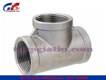 TÊ REN ĐỀU INOX